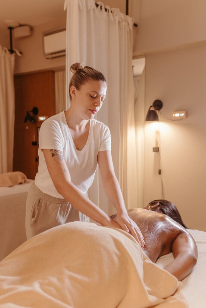 Step On The Back Massage
